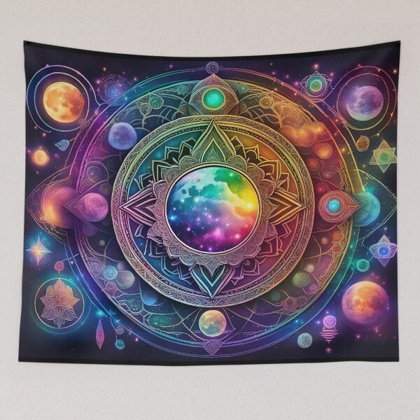 Item preview, Rainbow solar system  designed and sold by HelloHysteria.