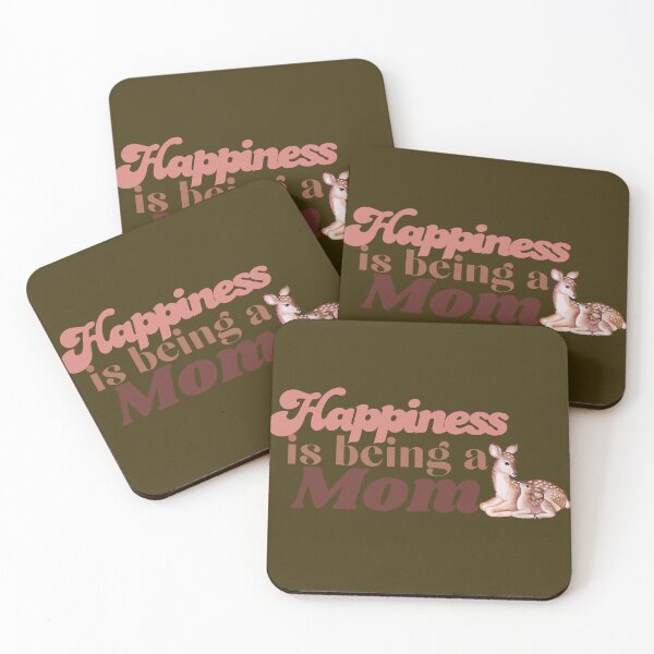 Item preview, Deer with baby, Happiness is being a mom designed and sold by JDreaming.