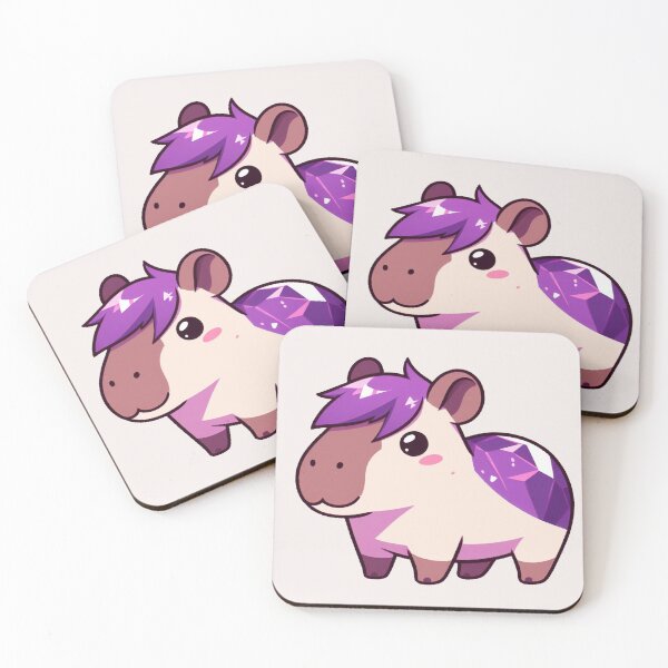 Item preview, Amethyst Capybara designed and sold by LemuellTrends.