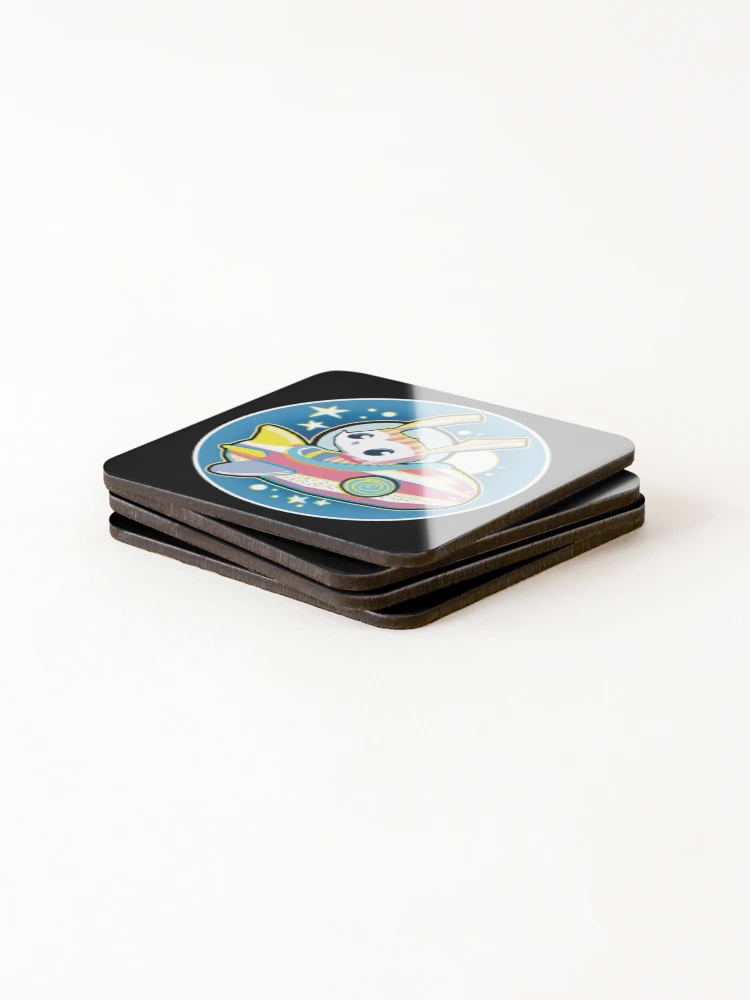 Thumbnail 4 of 5, Coasters (Set of 4), Candy Rocket Rabbit designed and sold by Rickybrook.