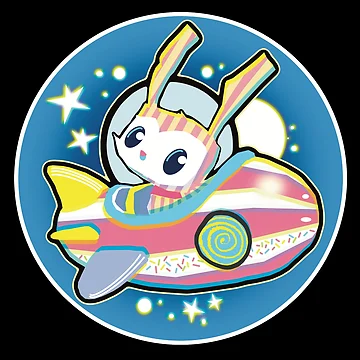 Artwork thumbnail, Candy Rocket Rabbit by Rickybrook