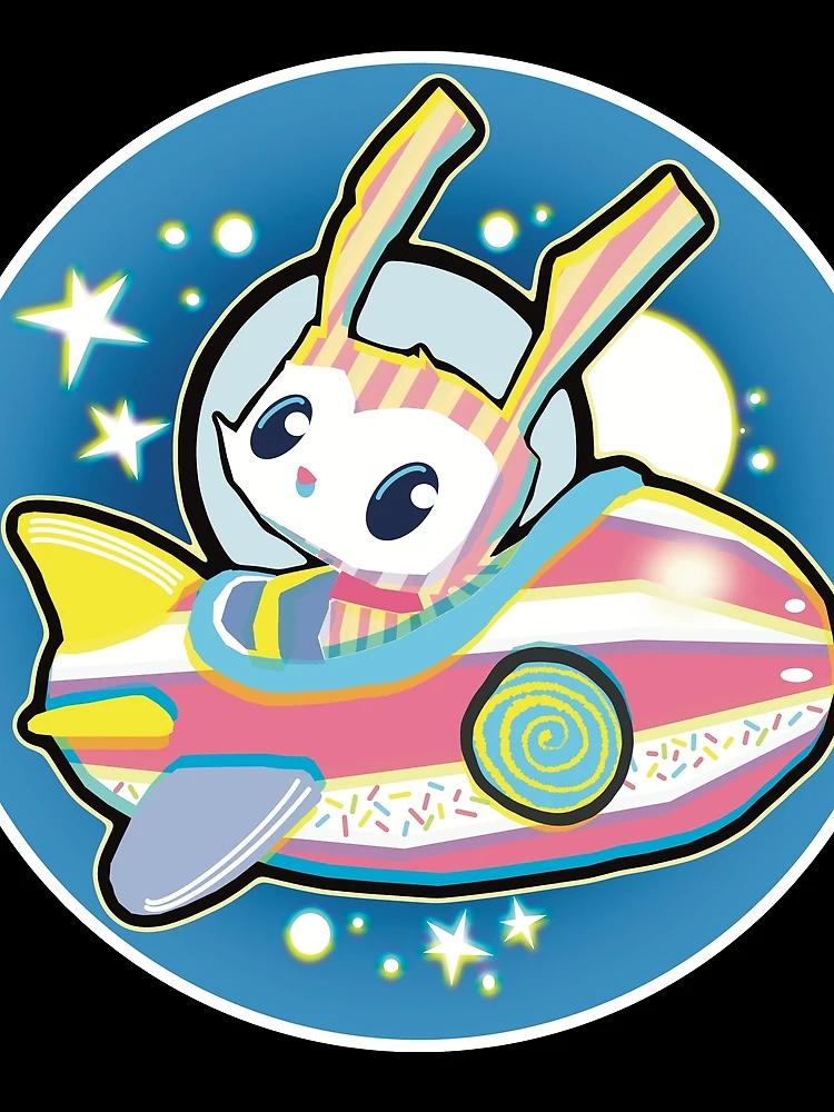 Thumbnail 3 of 3, Scarf, Candy Rocket Rabbit designed and sold by Rickybrook.