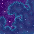 Purple Sparkle Galaxy by sp8cebit