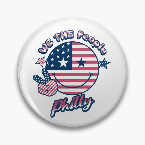 Item preview, We The People of Philadelphia American Flag Smiley Face designed and sold by rroulette77.