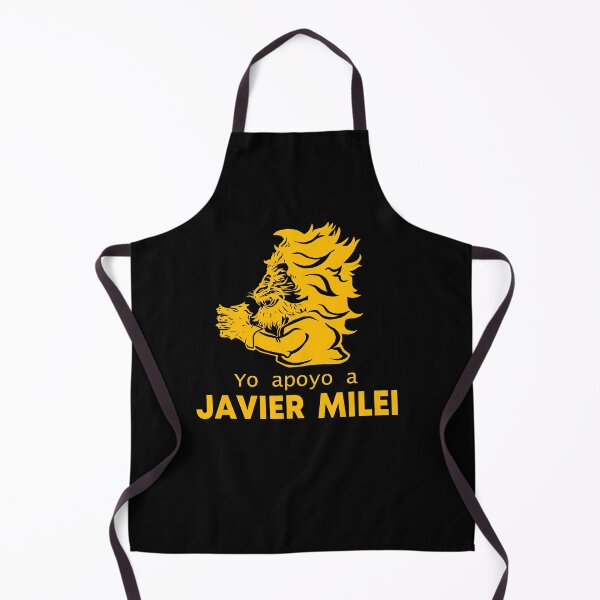 Item preview, "I support Javier Milei" king smiley miller miles LOGO designed and sold by MechanicalART.
