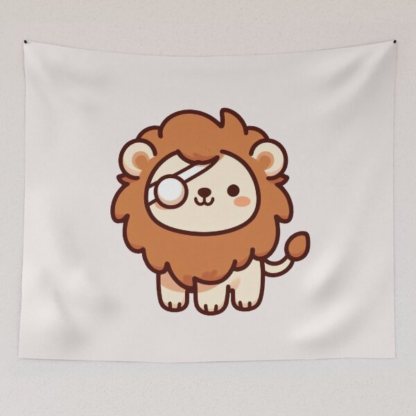 Item preview, One Eyed Lion designed and sold by LemuellTrends.