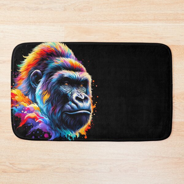 Item preview, Colorful Gorilla Art Painting: Vibrant Monkey Painting for Animal Lovers Gift designed and sold by JUSTBEELEGANT.