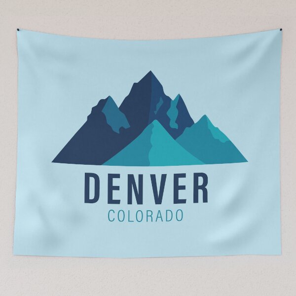 Item preview, Design of snowy mountains in Denver, Colorado. designed and sold by Davimonst.
