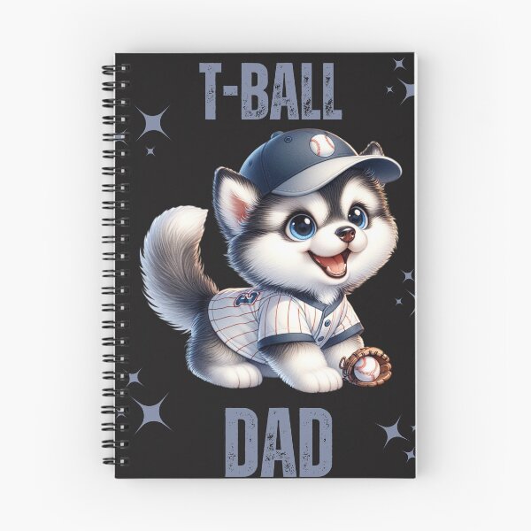 Item preview, Siberian Husky T-Ball Dad designed and sold by AlienOccupation.