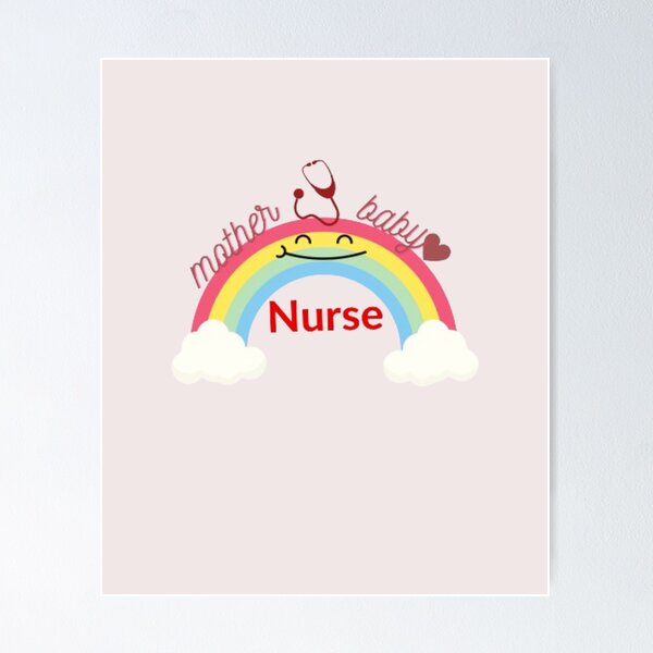 Item preview, Mother baby nurse colorful design designed and sold by mando24895.
