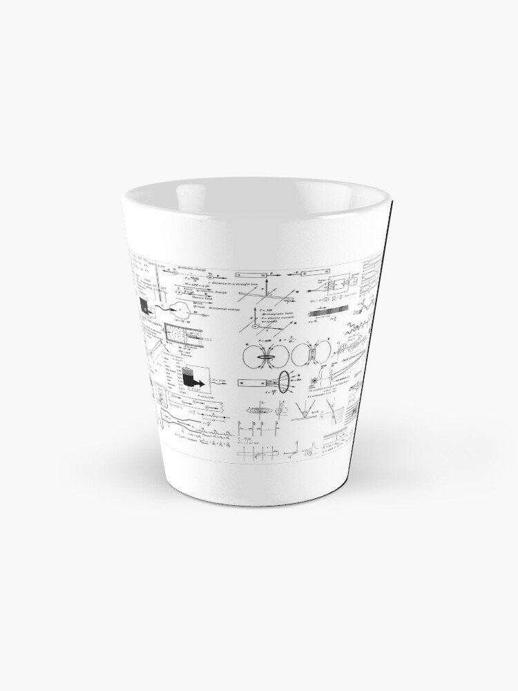 Alternate view of Physics: Formula Chart for General Physics course PHY 110, #Physics, #Formula, #Chart, #GeneralPhysics, #course, #PHY110 Mug