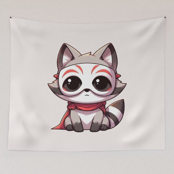 Item preview, Kitsune Raccoon designed and sold by LemuellTrends.