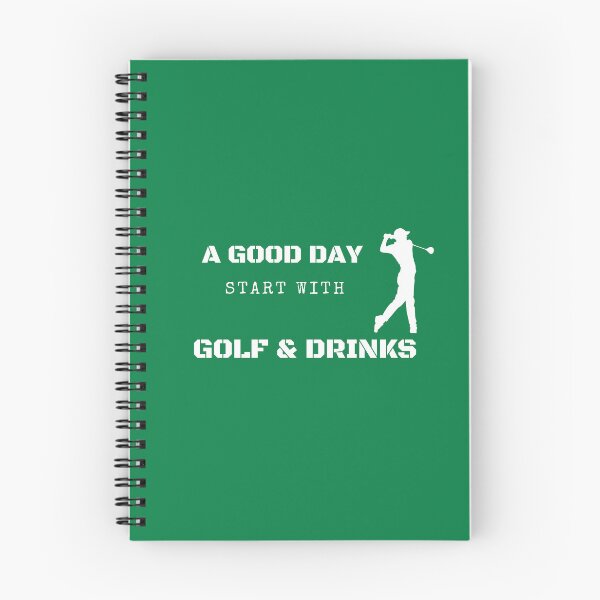 Item preview, A good day start with golf and drinks swing into Happiness  designed and sold by Peksli.