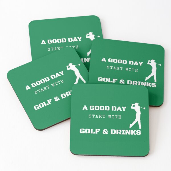 Item preview, A good day start with golf and drinks swing into Happiness  designed and sold by Peksli.