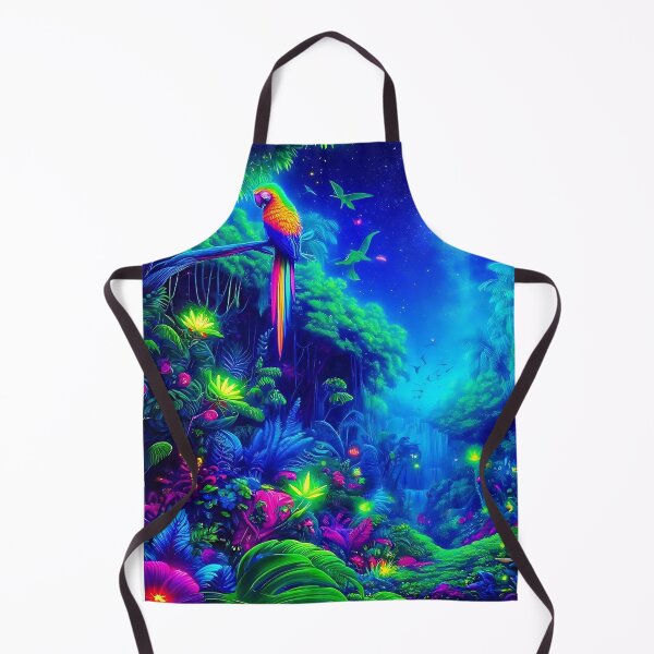 Item preview, Neon Jungle Dreamscape uv reactive designed and sold by Taans-Creation.