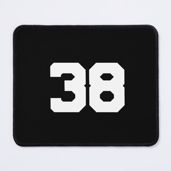 Item preview, 38, thirty-eight, white, University designed and sold by Numbers-Art.