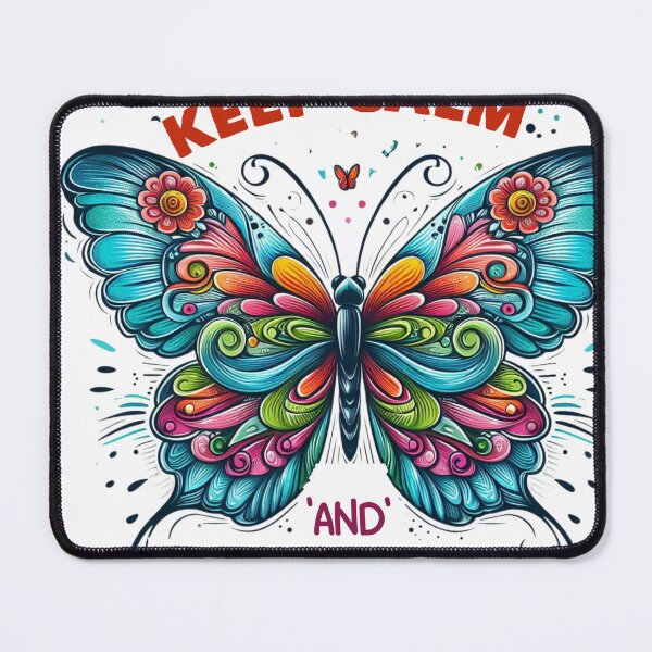 Item preview, Keep Calm and Flutter On designed and sold by trendybutterfly.