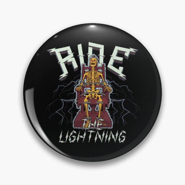 Item preview, Ride the Lightning - Electrifying Skeleton Chair Tee, Bold Shocking Design designed and sold by GeekStop.