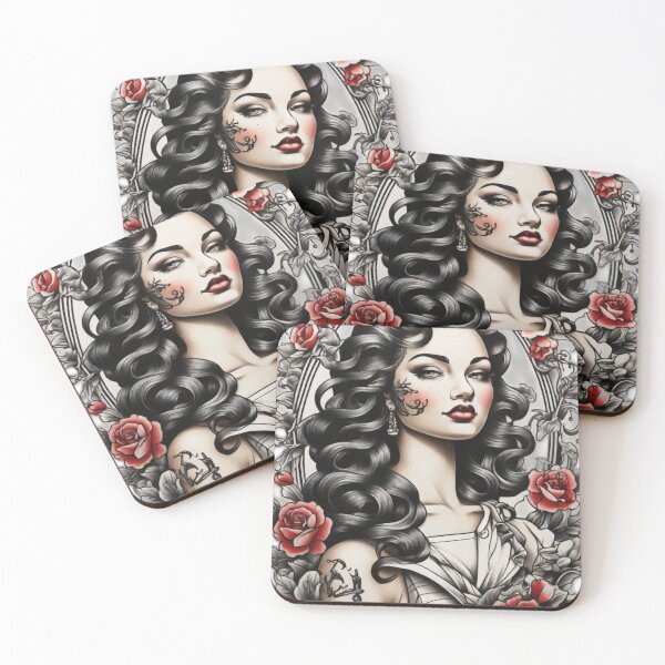 Item preview, Classic Ink: Sailor Jerry-Style Tattoo Tees designed and sold by NEWMANTRENDS.