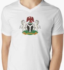 Flag of the President of Nigeria Men's V-Neck T-Shirt