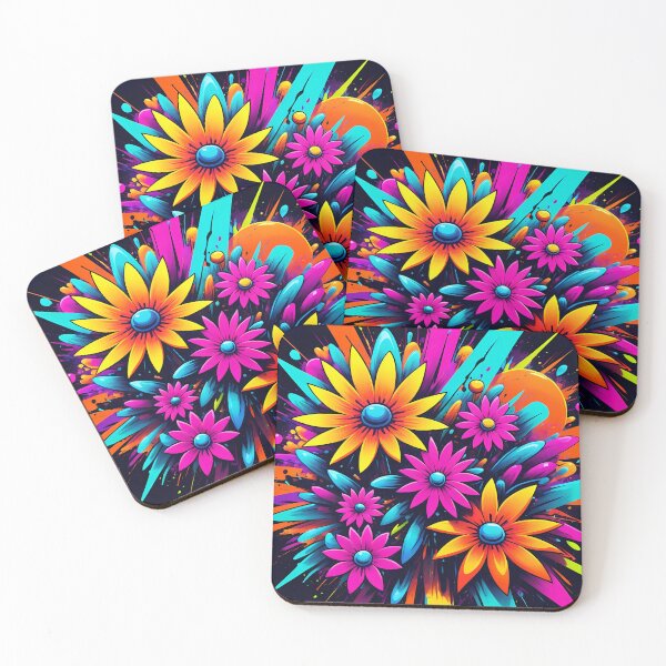 Item preview, Pop Art: Neon Flowers #2 designed and sold by Malloy.rocks.