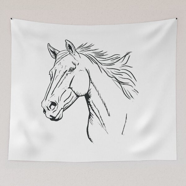 Item preview, Horse head (b) designed and sold by ShyflyerArts.