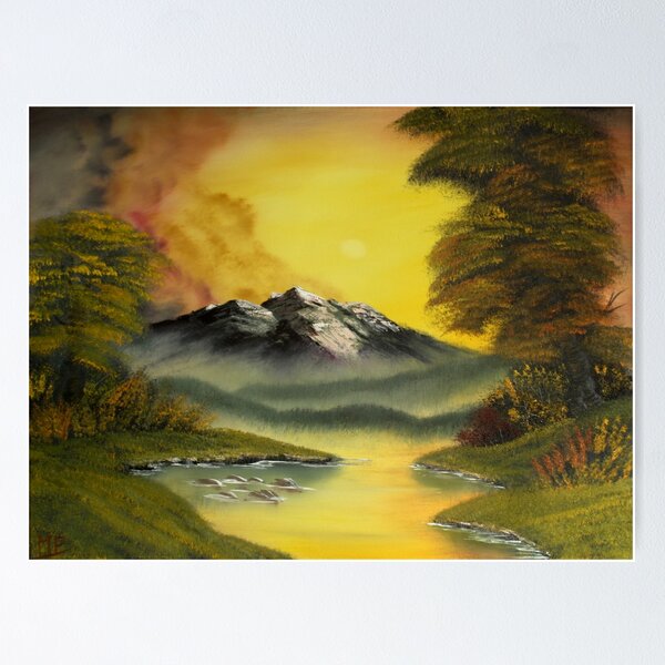 Item preview, Autumn Sunset View designed and sold by PPaintings.