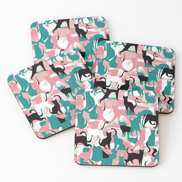 Item preview, Retro Vintage 1960s Cat Print designed and sold by GypsyGarou.