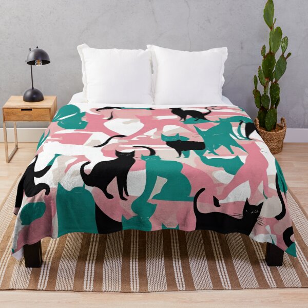 Item preview, Retro Vintage 1960s Cat Print designed and sold by GypsyGarou.