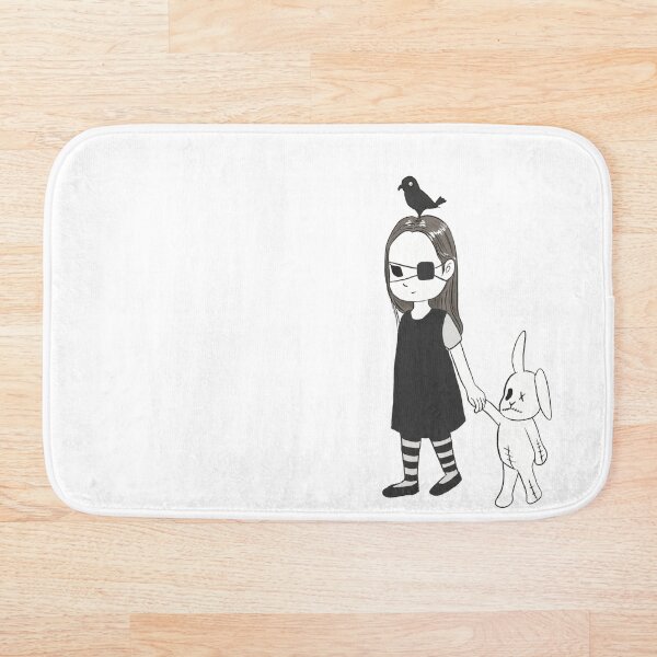 Item preview, Extraña amistad entre una niña, una conejita de alfombra y un cuervo. designed and sold by cgcreation.