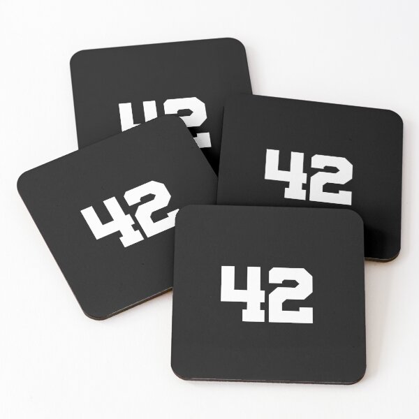 Item preview, 42, forty-two, white, University designed and sold by Numbers-Art.