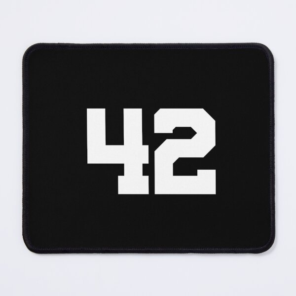Item preview, 42, forty-two, white, University designed and sold by Numbers-Art.