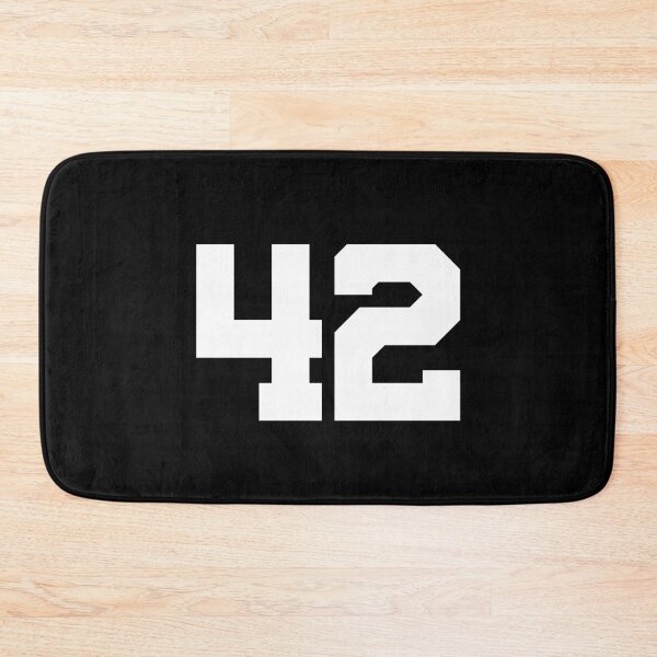 Item preview, 42, forty-two, white, University designed and sold by Numbers-Art.
