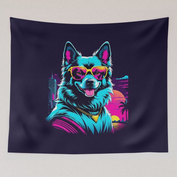 Item preview, Specs Paws The Stylish Canine designed and sold by Pulsant  Paintings.