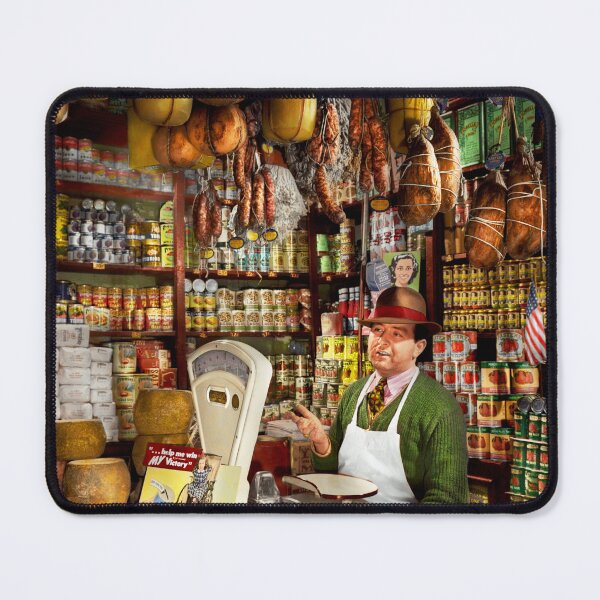 Item preview, City - New York, NY - The aroma of Italian food 1943 designed and sold by Mike Savad Photography.