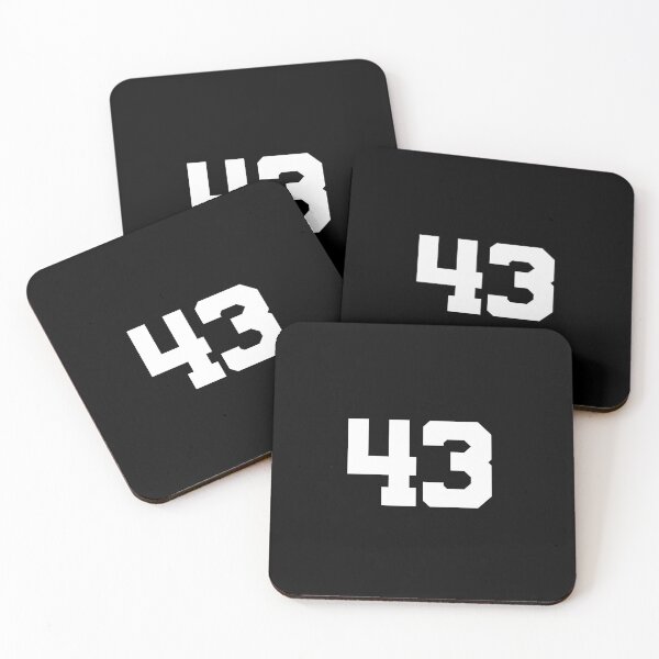 Item preview, 43, forty-three, white, University designed and sold by Numbers-Art.