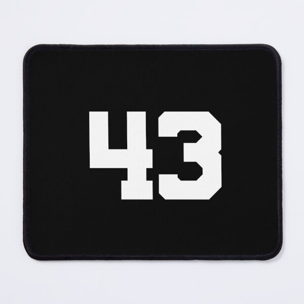 Item preview, 43, forty-three, white, University designed and sold by Numbers-Art.