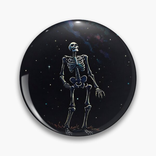 Item preview, Stargazing Skeleton: Awe-Inspiring Night Sky - Milky way and Stars Design Image designed and sold by HeavyHits.