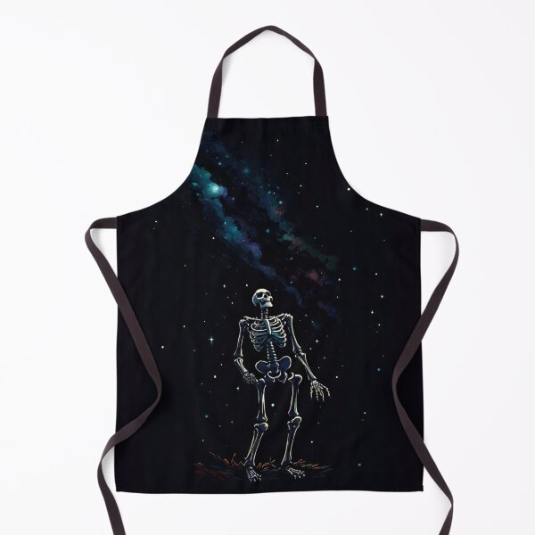 Item preview, Stargazing Skeleton: Awe-Inspiring Night Sky - Milky way and Stars Design Image designed and sold by HeavyHits.