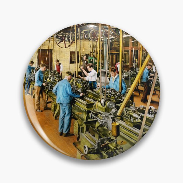 Item preview, Machinist - McKinley School Shop 1905 designed and sold by Mike Savad Photography.