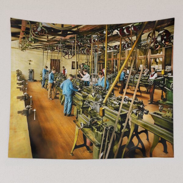 Item preview, Machinist - McKinley School Shop 1905 designed and sold by Mike Savad Photography.