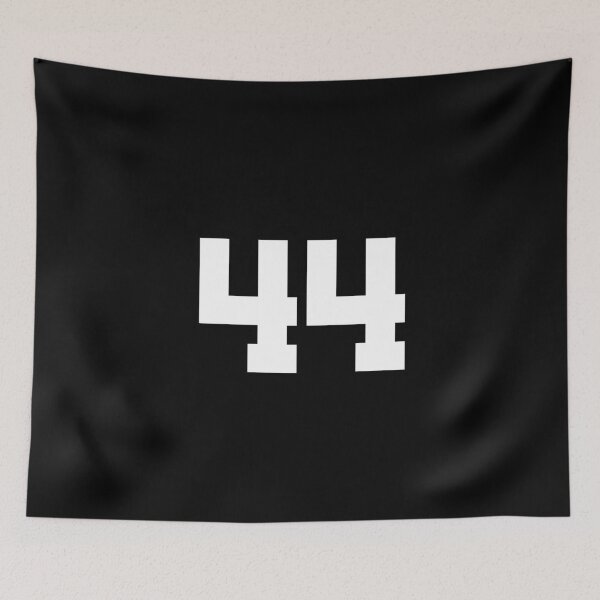 Item preview, 44, forty-four, white, University designed and sold by Numbers-Art.