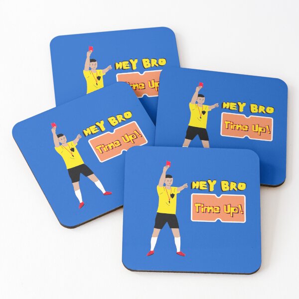 Item preview, Funny referee hey bro time up referee soccer game designed and sold by LUCKYHAPPYFINDS.