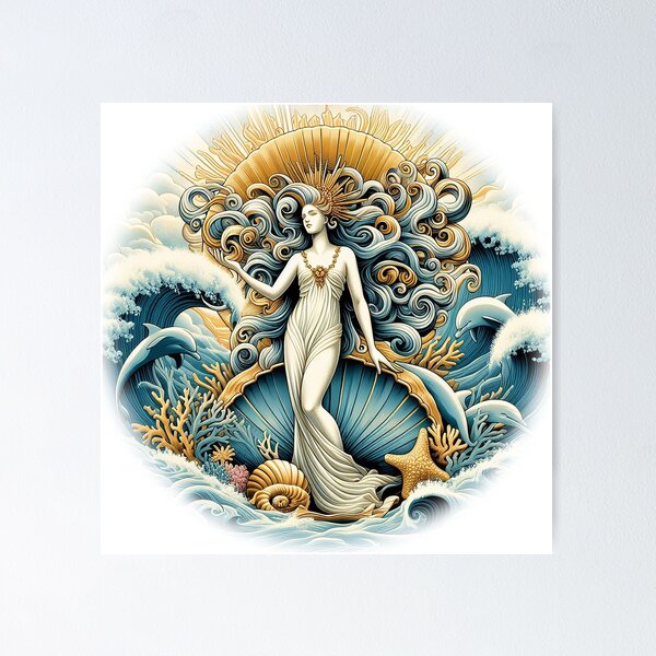 Item preview, APHRODITE'S BIRTH designed and sold by Foxlindesigns.