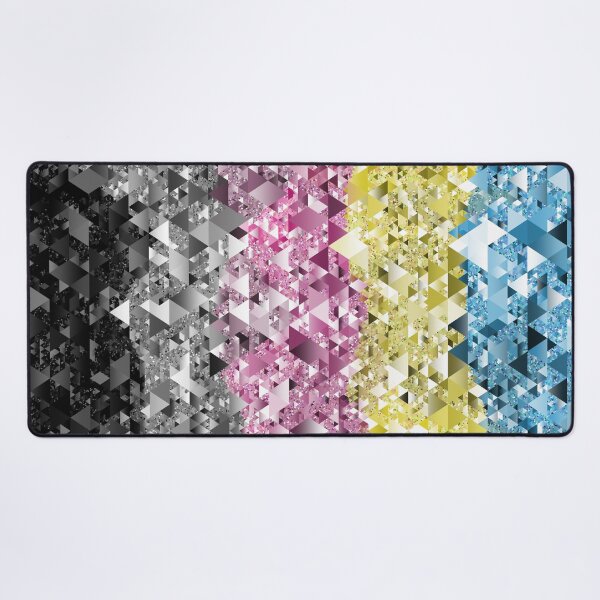 Item preview, Sparkly Retro Boho Geometric Abstract Polygender Pride Flag designed and sold by Chaos Queery.