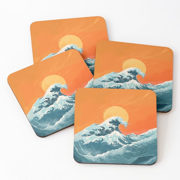 Item preview, Sakura Wave Art iPhone Case, 3D Cherry Blossom and Ocean Wave Protective Cover, Japanese Great Wave designed and sold by DeRosa3DDesigns.