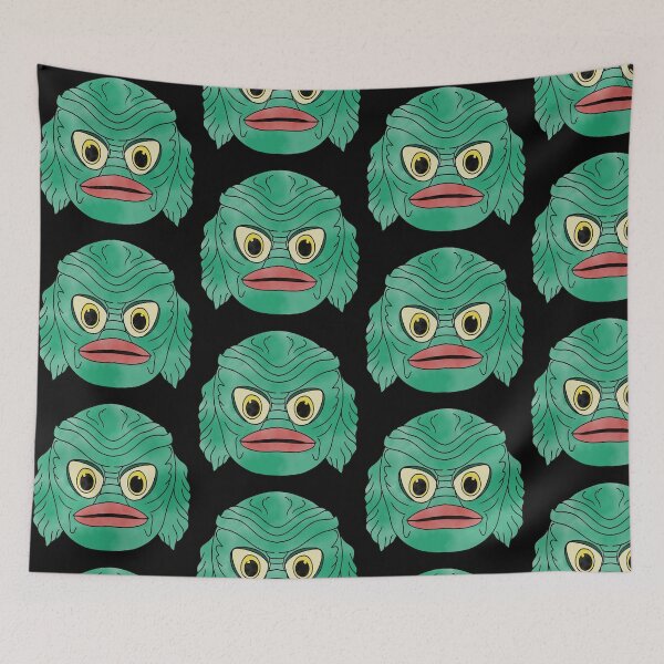 Item preview, creature from the black lagoon watercolor drawing designed and sold by Jessiwins19.