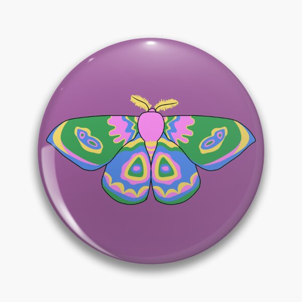 Item preview, Polyromantic Pride Moth  designed and sold by Fave101.