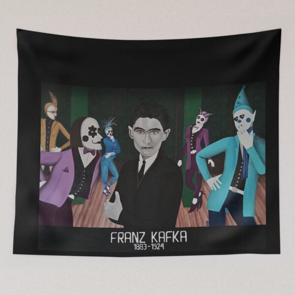 Artikelvorschau, Porträt von Franz Kafka entworfen und verkauft von ArtAndBliss.