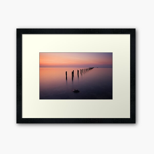 Quiet Afterglow Framed Art Print